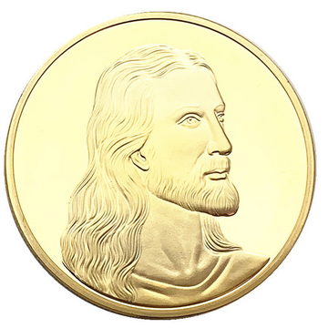 Jesus Gold Plated Commemorative Coin