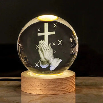Radiant Crystal Faith Display