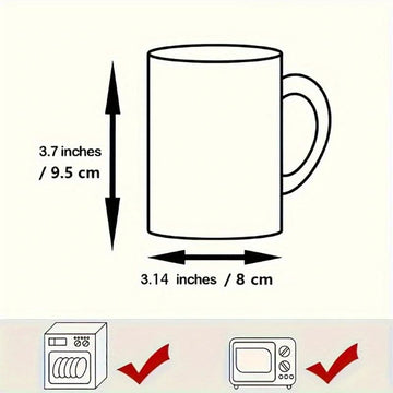 11oz Ceramic Coffee Mug, Jesus Calling Design, Insulated, Reusable, Multipurpose, Machine Washable, with Ideal for