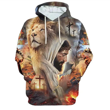Divine Style 3D Jesus Hoodie