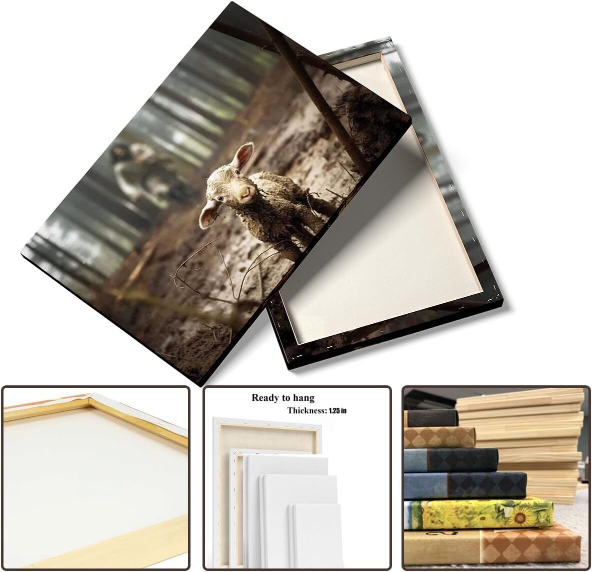 Jesus Finding His Lost Sheep Wall Art Canvas Picture