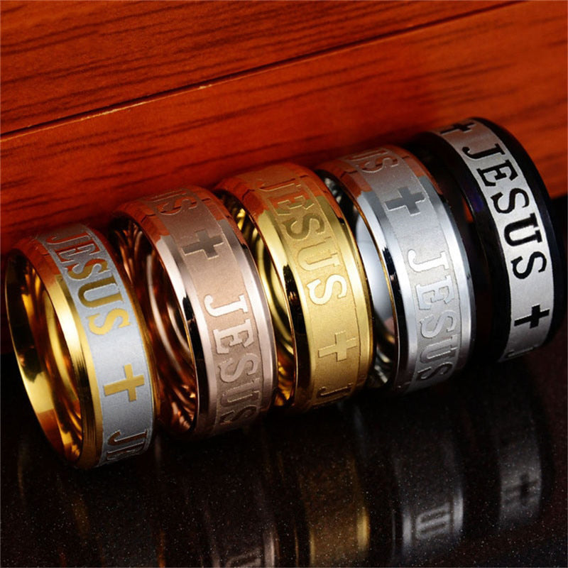 Jesus Cross Ring - Jesus Christ Heals