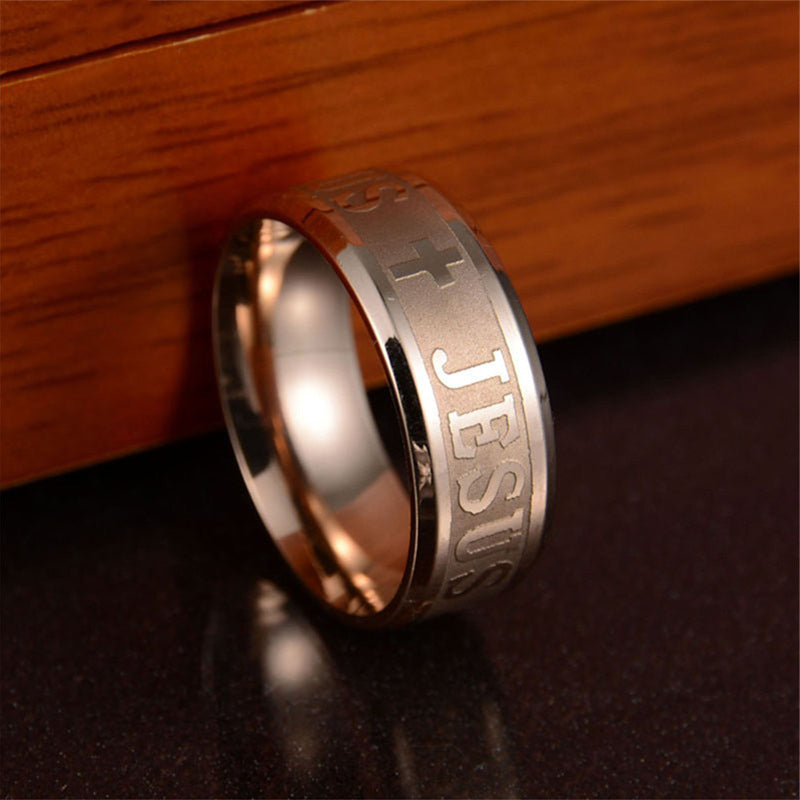 Jesus Cross Ring - Jesus Christ Heals