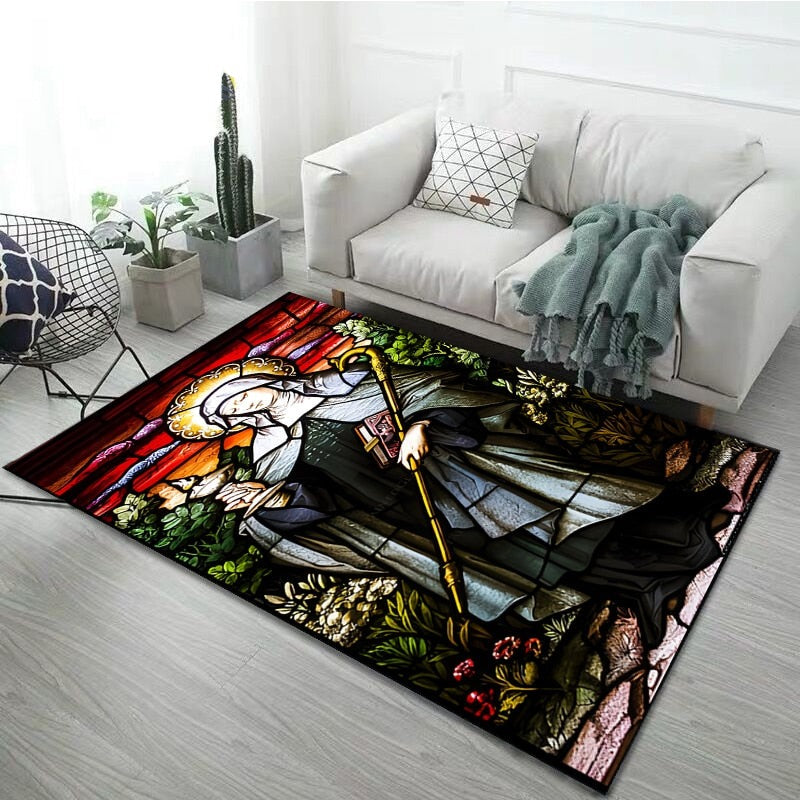 Jesus Mother Printing Carpet - Jesus Christ Heals