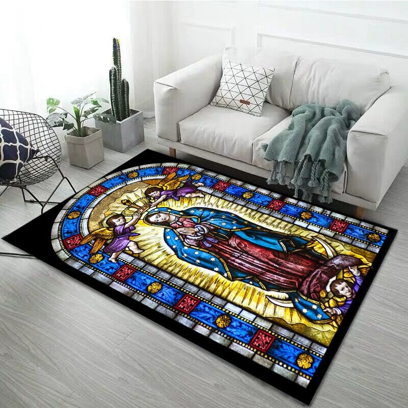 Jesus Mother Printing Carpet - Jesus Christ Heals
