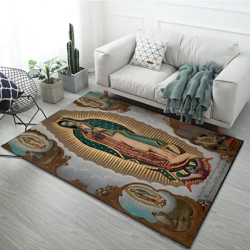 Jesus Mother Printing Carpet - Jesus Christ Heals